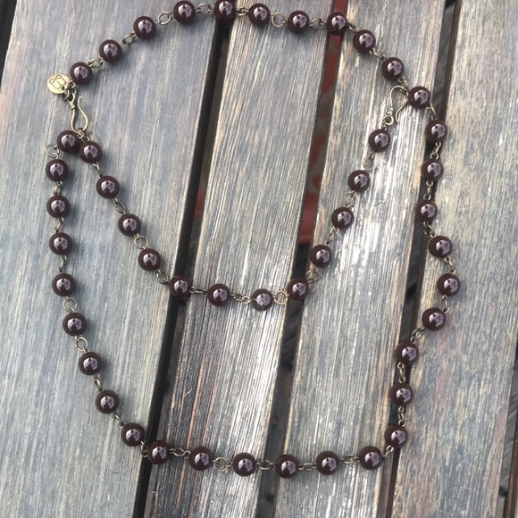 Chocolate Brown Necklace - Picture 4 of 6